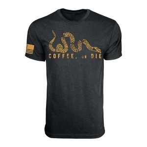 Black rifle coffee company graphic “coffee or die” medium